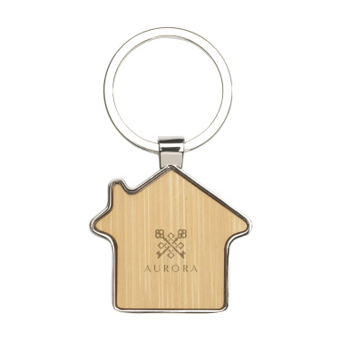 Logotrade promotional merchandise image of: Casa bamboo keyring
