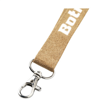 Logo trade promotional merchandise picture of: Lanyard Cork 2 cm keycord