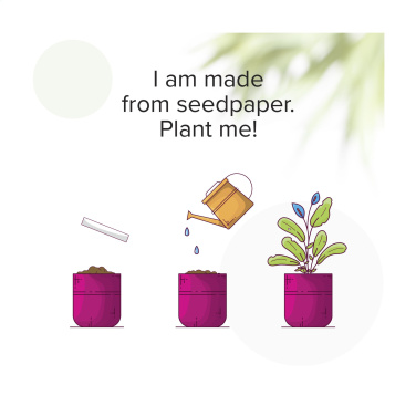 Logo trade promotional giveaways picture of: Seed Paper Festival Wristband