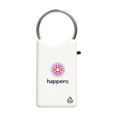 Logotrade promotional item image of: Safe GRS Recycled Key Ring