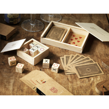 Logotrade promotional item image of: Tic Tac Toe Game Bamboo