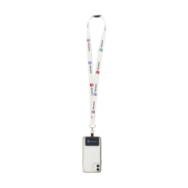 Logotrade business gifts photo of: Lanyard Sublimation Safety RPET 2 cm with Patch