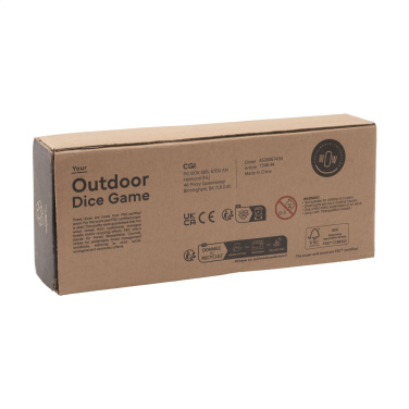 Logo trade promotional merchandise image of: Outdoor Dice Game