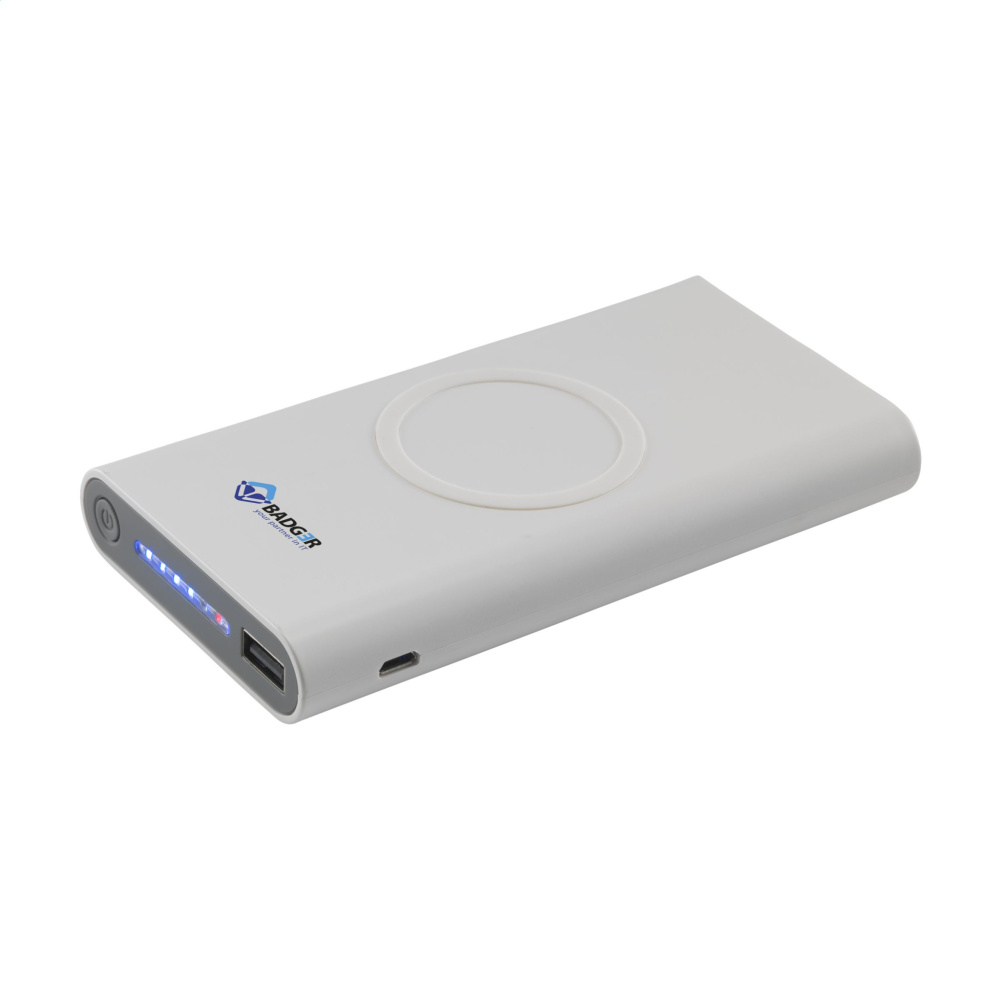 Logotrade promotional item picture of: Wireless Powerbank 8000 C wireless charger