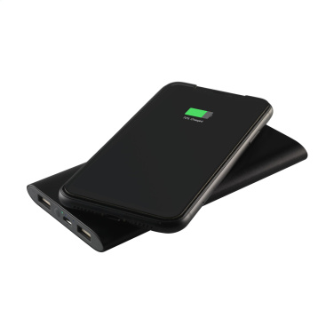 Logo trade advertising products picture of: Aluminium 8000 Wireless Powerbank wireless charger