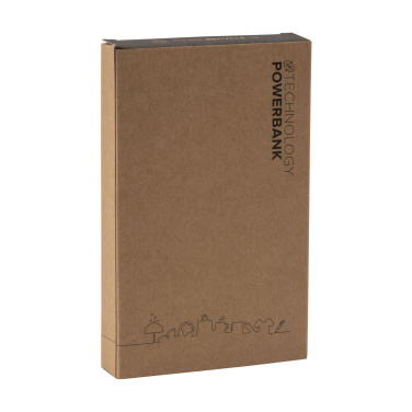 Logo trade promotional giveaways picture of: Aluminium 8000 Wireless Powerbank wireless charger