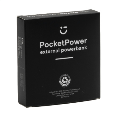 Logotrade promotional product image of: PocketPower 5000 RCS Recycled Powerbank