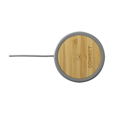 Logo trade promotional merchandise photo of: Lidos Stone ECO 10W Wireless Charger