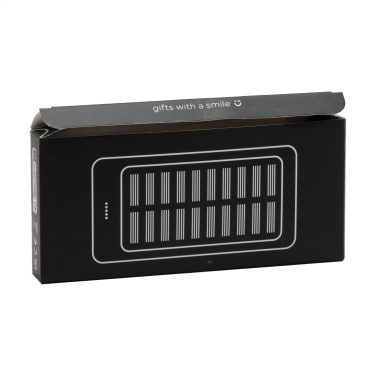 Logotrade promotional items photo of: Solar Powerbank 8000+ Wireless Charger