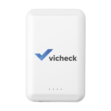 Logotrade advertising products photo of: Force Magnetic RCS Recycled Wireless Powerbank 5000