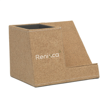 Logo trade corporate gift photo of: Ecork Pen Holder Wireless Charger
