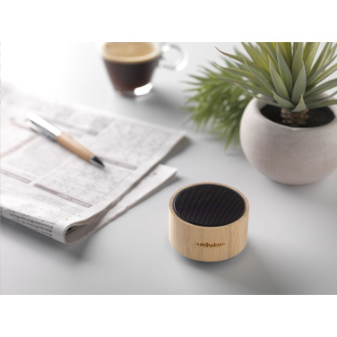 Logotrade advertising product image of: Wave Bamboo Wireless Speaker