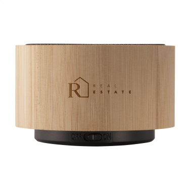 Logo trade corporate gift photo of: Wave Bamboo Wireless Speaker