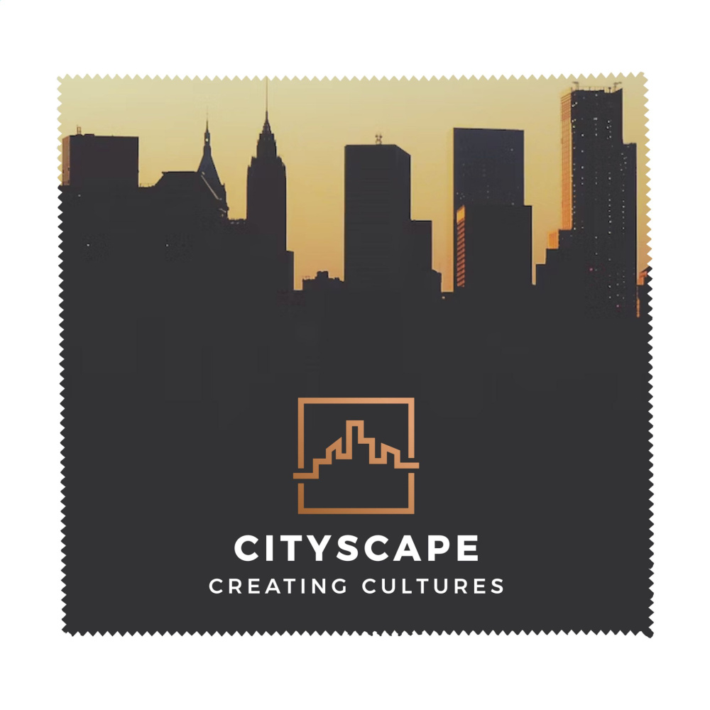 Logo trade corporate gift photo of: Microfiber RPET Cleaning Cloth