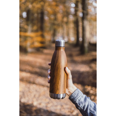 Logotrade promotional merchandise image of: Topflask Wood 500 ml drinking bottle