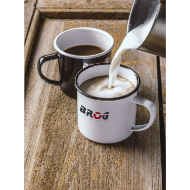 Logotrade promotional giveaway image of: Retro Enamel Mug 350 ml