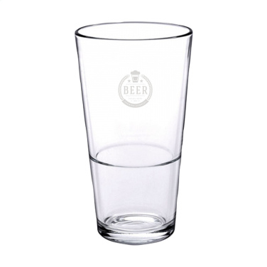 Logotrade advertising products photo of: Beer Glass Stackable 340 ml