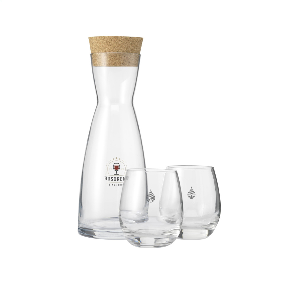 Logotrade promotional merchandise picture of: Ypsilon Carafe 1 L with a cork cap