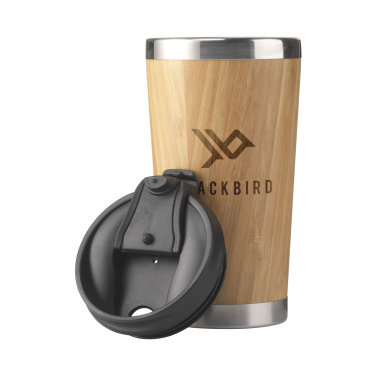 Logotrade advertising products photo of: Tokyo 450 ml bamboo thermo cup