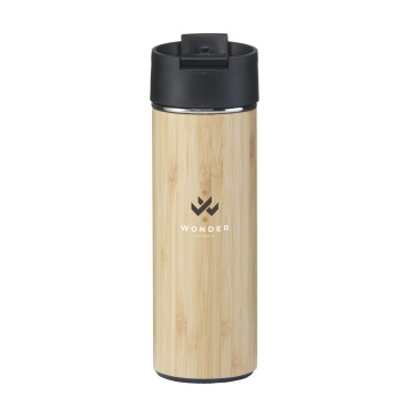 Logo trade corporate gifts picture of: Sakura 360 ml bamboo thermo bottle/thermo cup