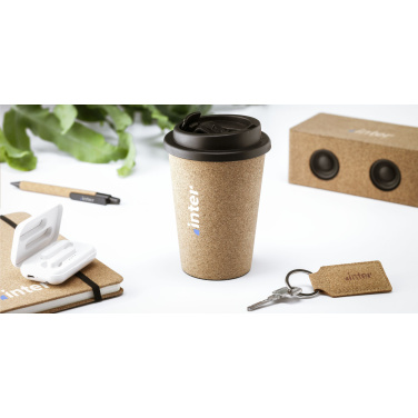 Logo trade promotional giveaways image of: Attea Cork 350 ml coffee cup