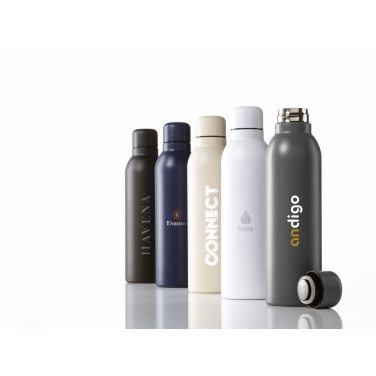 Logo trade promotional gifts image of: Helios RCS Recycled Steel Bottle 470 ml