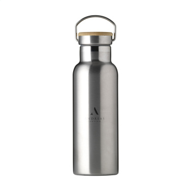 Logo trade promotional items image of: Nordvik RCS Recycled Steel 500 ml drinking bottle