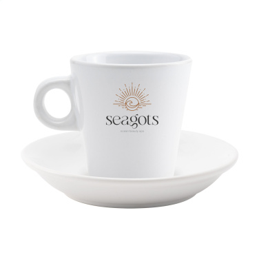 Logo trade promotional product photo of: Burano 200 ml mug and saucer