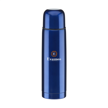 Logo trade advertising products image of: ThermoColour RCS Recycled Steel 500 ml thermo bottle