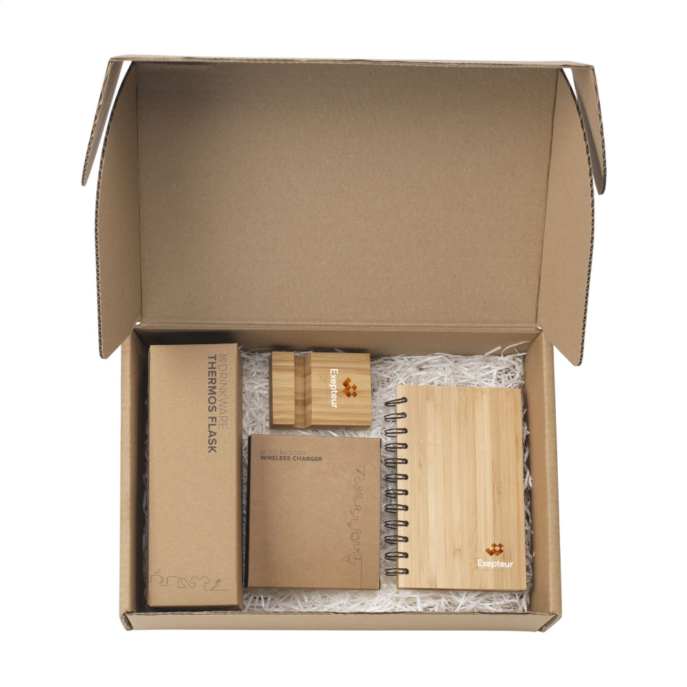 Logo trade promotional merchandise image of: Merch Set Bamboo Boost