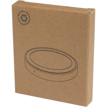 Logo trade business gift photo of: Freal 15W recycled plastic wireless charging pad