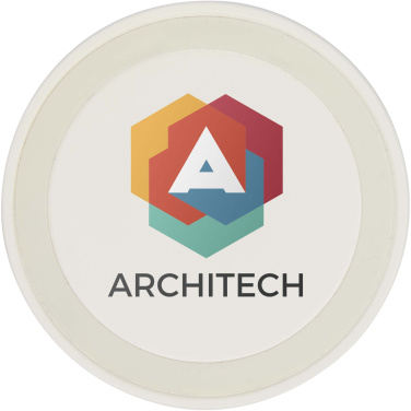 Logo trade promotional merchandise photo of: Freal 15W recycled plastic wireless charging pad