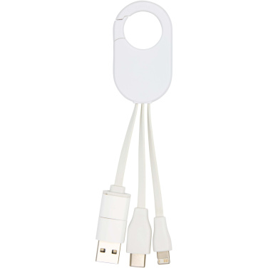 Logotrade promotional product image of: Troop 4-in-1 recycled plastic charging cable