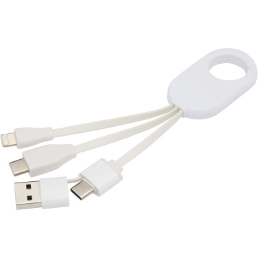 Logotrade promotional product picture of: Troop 4-in-1 recycled plastic charging cable