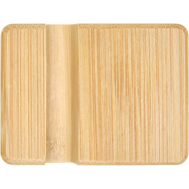 Logo trade promotional merchandise photo of: Ebla bamboo phone stand