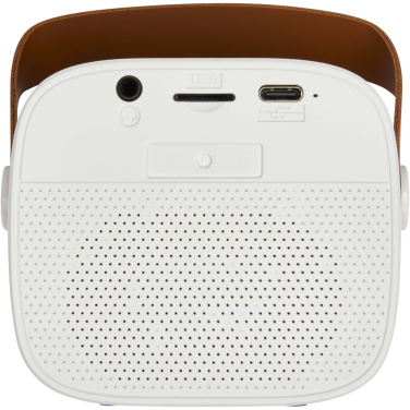 Logo trade promotional item photo of: Diya 3W wireless recycled plastic speaker