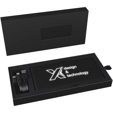 Logo trade promotional gift photo of: SCX.design P30 8000 mAh light-up solar power bank
