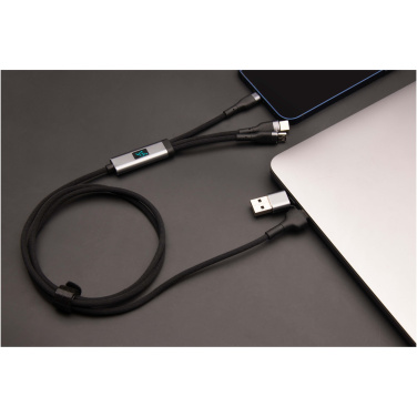 Logotrade business gift image of: SCX.design C53 100W 5-in-1 rPET ultra fast charging cable