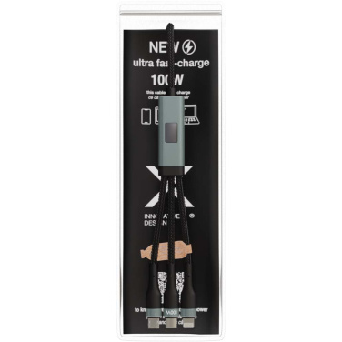 Logotrade promotional products photo of: SCX.design C53 100W 5-in-1 rPET ultra fast charging cable