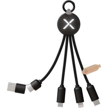 Logotrade promotional giveaway image of: SCX.design C14 15W 5-in-1 charging cable