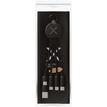 Logo trade promotional products picture of: SCX.design C14 15W 5-in-1 charging cable
