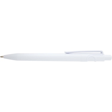 Logo trade corporate gifts image of: Unica recycled plastic ballpoint pen (blue ink)