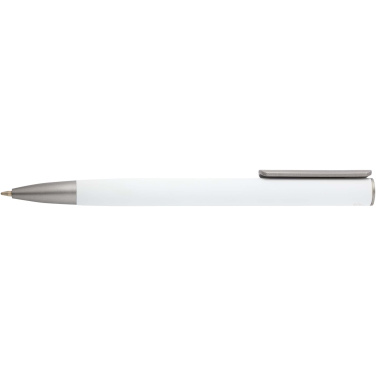 Logo trade promotional product photo of: Ziggur aluminium ballpoint pen (blue ink)