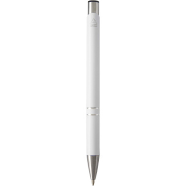 Logo trade promotional gift photo of: Moneta recycled aluminium ballpoint pen (blue ink)