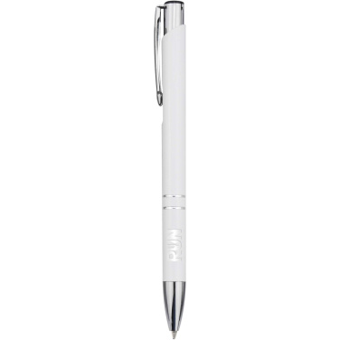 Logo trade promotional gifts image of: Moneta recycled aluminium ballpoint pen (blue ink)