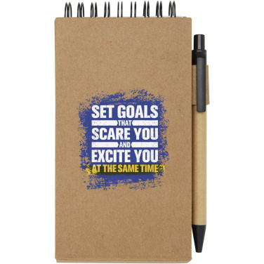 Logotrade promotional product image of: Flipper sticky notepad with ballpoint pen (black ink)