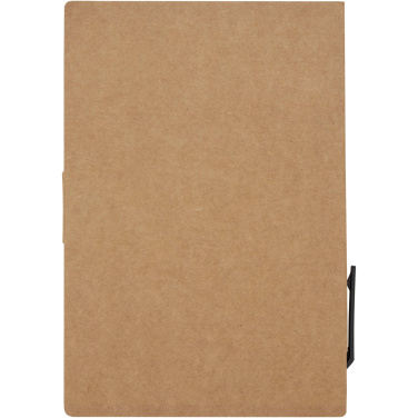 Logo trade business gifts image of: Swift sticky notes booklet with ballpoint pen (black ink)