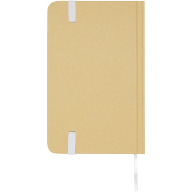 Logo trade advertising products picture of: Reed A6 recycled hard cover notebook with plain pages