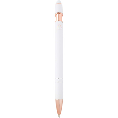 Logotrade promotional gift image of: Nanna ballpoint pen with rose gold finish (black ink)
