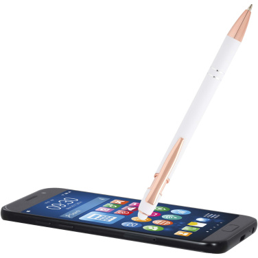 Logo trade promotional merchandise image of: Nanna ballpoint pen with rose gold finish (black ink)